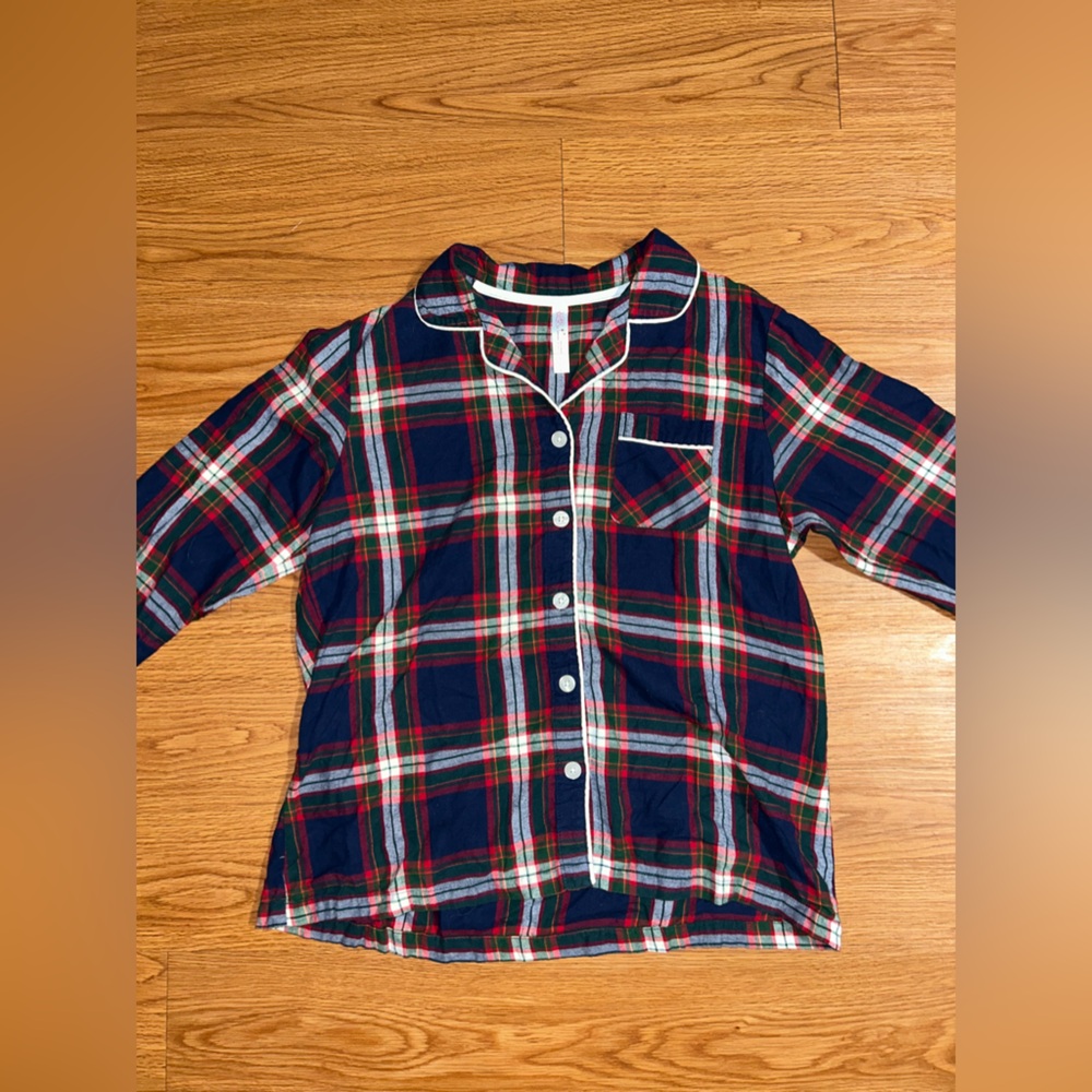 Gilligan & O’Malley plaid pajama set